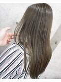 表面髪質改善ストレート×オリーブカラートリートメント