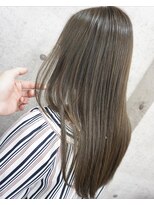 ヘアテリア リュウ 大塚(hair teria ryu) 表面髪質改善ストレート×オリーブカラートリートメント