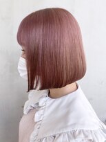 アイティーバイアルバム 松戸店(IT by ALBUM)&nbsp;ピンクベージュ_カーキグレージュマッシュショート_ba322173