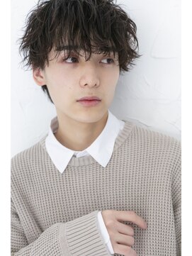 アジールヘア 所沢プロペ通り店(agir hair) マッシュメンズウェーブパーマ10代20代