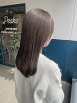 ピークス 藤沢店(Peaks) グレージュカラー/トリートメント【藤沢/藤沢駅】