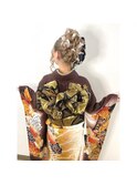 #成人式 #着付け #ヘアセット