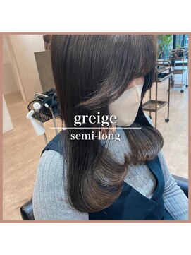 アールヘアー(ar hair) 【三浦直美】赤みが気になる方!ダメージさせずにベージュカラー