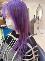 クリコ ヘアーデザイン(CLICQUOT hair design) 2ブリーチオン紫