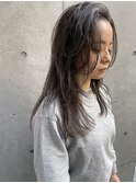 face layer切りっぱなしボブエアリーロング美髪ピンクブラウン