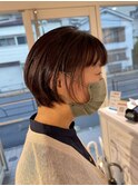 大人可愛い/小顔カット/ショートボブ