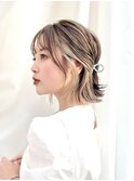 小顔ヘルシーレイヤースタイル透明感カラー【修】20代30代40代