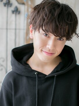 モッズヘア メン 上尾東口店(mod's hair men) 前髪パーマゆるふわエアリーツーブロックマッシュU上尾