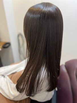 ヘアーカルチャー 小倉台店 HAIR CULTURE 縮毛矯正続けても輝くロングストレート
