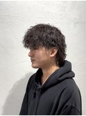 【曽我尾真生】ツイストスパイラル/メンズパーマ/ウルフ