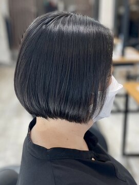 アトリエコア(Atelier Coa) ショートカットショートボブハンサムショートグレージュカラー