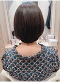 大人かわいい☆従来の縮毛矯正のイメージを一新♪ショートボブ