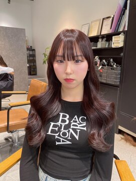 アリーズ(ALLYS) ブリーチなしボルドーカラー◎寺西