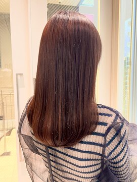 ニーフ 恵比寿(neaf) イメチェン ホワイトブロンド 外ハネボブ 美髪 ワイドバング