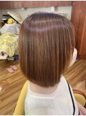 ツヤボブストレート