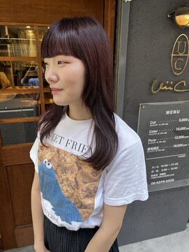 ウィーク 梅田(UiiC) 秋におすすめ◎ボルドーカラー 【 uiic stylist rira 】