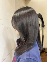 オーガニックマインド 坂戸 鶴ヶ島(organic+mind)&nbsp;【艶感★シースルーバング】韓国ヘア20代30代ウェーブ巻き髪