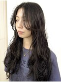 ロングパーマ×レイヤーカット