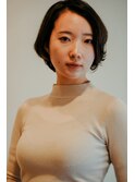 大人可愛いハンサムショートショートボブ30代40代50代60代