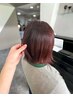 【人気No.2】透明感カラー＋3ステップトリートメント￥10,630→ ￥8,900