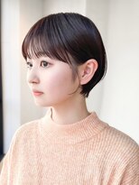 アルバム 池袋(ALBUM) マロンベージュフェザーショートメルティカラー_ba508471
