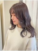 ゆるふわミディアム×ナチュラル艶カラー