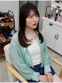 レイヤーカット前髪カット髪質改善トリートメント