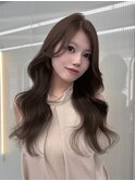博多/天神/韓国ヘア/センター分け