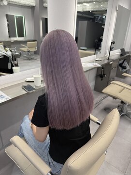 ロテ 名古屋 名駅店(Lote.) くびれヘア/アプリコットオレンジ/夏のヘアアレンジ