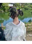 花嫁白無垢ヘア^_^