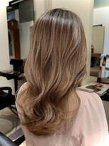 フリック 京都河原町店(FLICK)&nbsp;★40代50代/大人可愛い/ミディアムレイヤー/ヘーゼルグレージュ