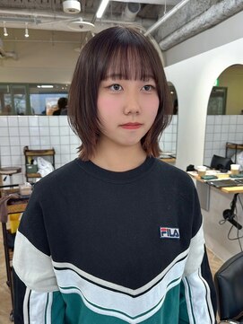 ラヴィズム(LUVISM) 顔周りレイヤー/ダブルカラー/髪質改善/ケアブリーチ万代新潟駅