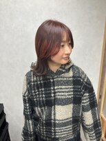 シュガー バイ エクラート 立川南口店(SUGAR by ECLART)&nbsp;【レイヤーカット】パラパラブリーチ/チェリーレッド/立川南口