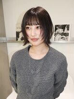 ホヌ(HONU) ボブレイヤー/前髪カット/顔周りカット