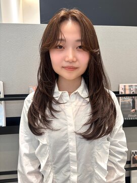 ケーツー あべのキューズモ-ル店(K-two) レイヤーカット*ヘーゼルベージュカラー
