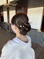 ジョワメイクスタジオ(JOIE make studio)&nbsp;水引アレンジシニヨン