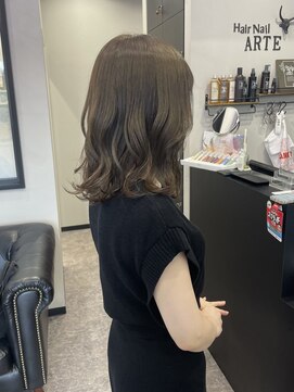 ヘアーネイル アーテ(Hair Nail ARTE) 【岡山/総社】グレーベージュカラー