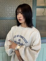 リタ(Lita.)&nbsp;ぱつっとボブ × 顔周りレイヤー/前髪カット【新保/青江】