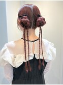 結婚式タイトツインヘアセット カチモリ【八王子】