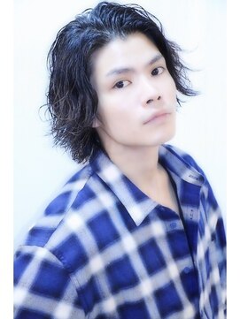 ヘアサロンエム 大宮東口(HAIR SALON M) 黒髪ラフ強めパーマ