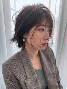 イースエモーション(ease et motion) 【ease et motion】ボブ ウェーブ スタイル サンドベージュ