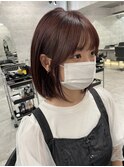 表参道駅/レイヤーカット/顔周り/酸性ストレート/縮毛矯正/ボブ