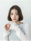 20代30代大人かわいい前髪／レイヤーカット/こっくりカラー/小顔