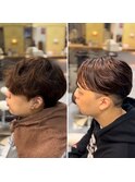 横浜”曲がる縮毛矯正ニュアンスメンズ縮毛矯正