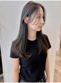 ナチュラルローレイヤーカット*顔周りレイヤー*グレージュカラー