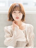 【お手入れ簡単♪】ふんわり肩上ボブ