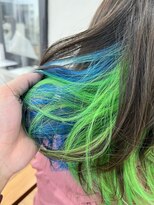 カノン(kanon)&nbsp;【kanon松戸】関根マサヒロ　ブルー×ライトグリーンのインナー