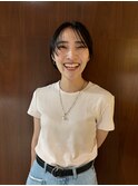 センターバングショート