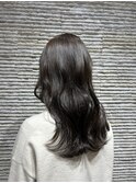 オンブレグレージュオリーブベージュくびれミディ大人美人