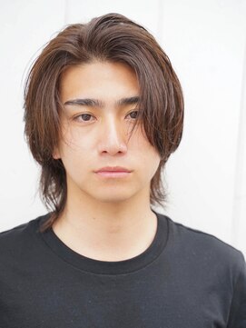 シエンブルー(CIEN blue) ミディアムウルフ　ミディアム/ウルフ/ブラウンカラー